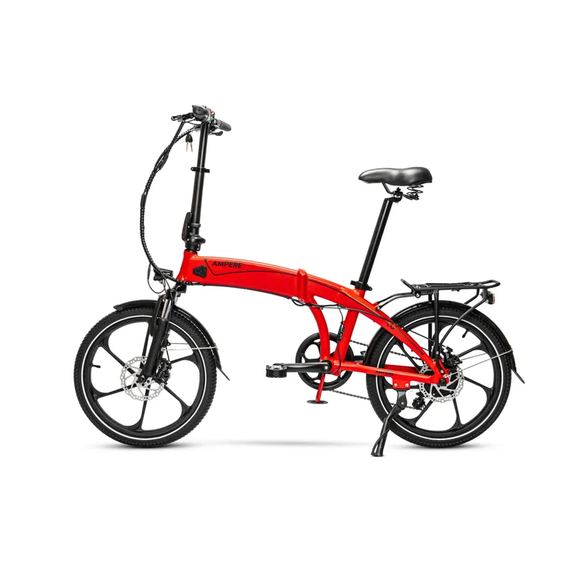 Ampere Mode Folding Electric Bike Red -1